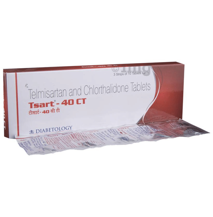 Tsart 40 Ct Tablet View Uses Side Effects Price And Substitutes 1mg