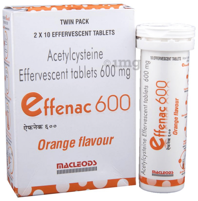 Effenac 600 Effervescent Tablet Orange View Uses Side Effects Price And Substitutes 1mg