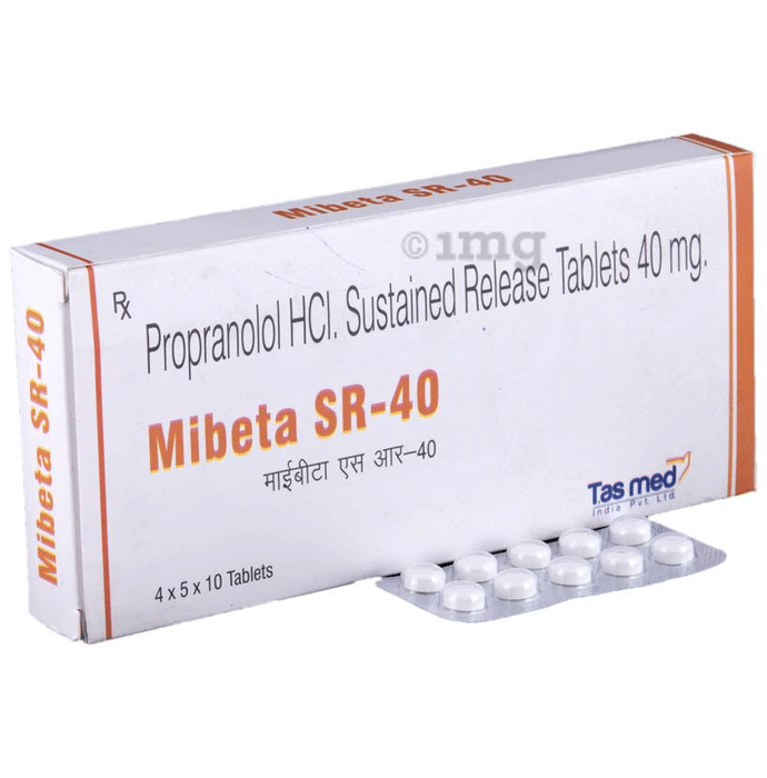 Mibeta Sr 40 Tablet View Uses Side Effects Price And Substitutes 1mg
