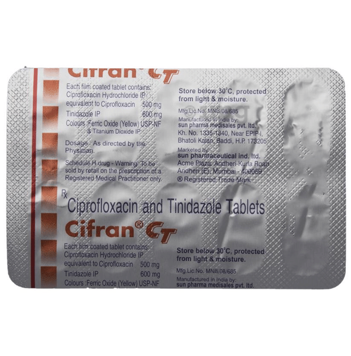ciprofloxacin tablet 1mg