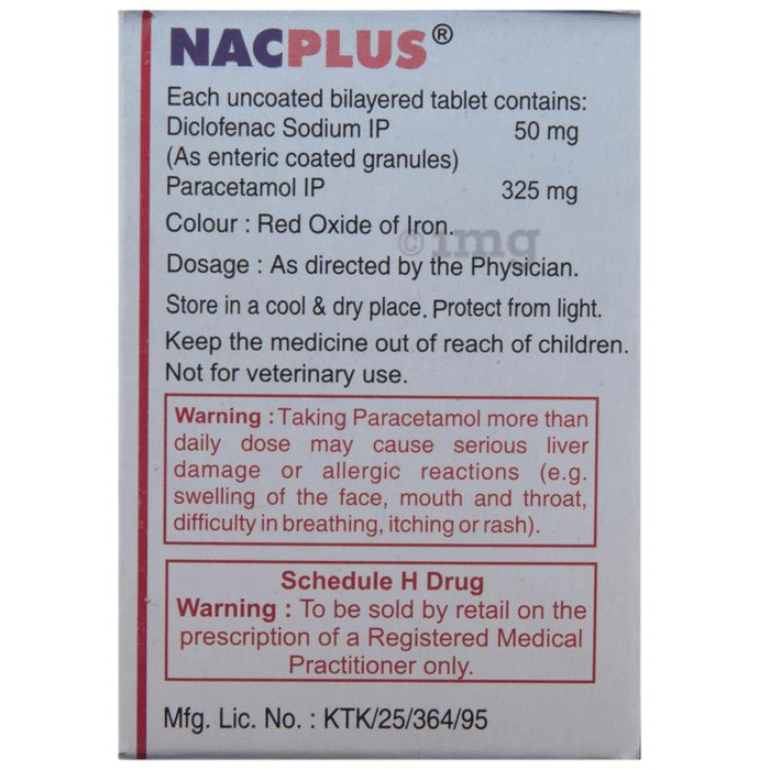 Nac Plus Tablet View Uses Side Effects Price And Substitutes 1mg