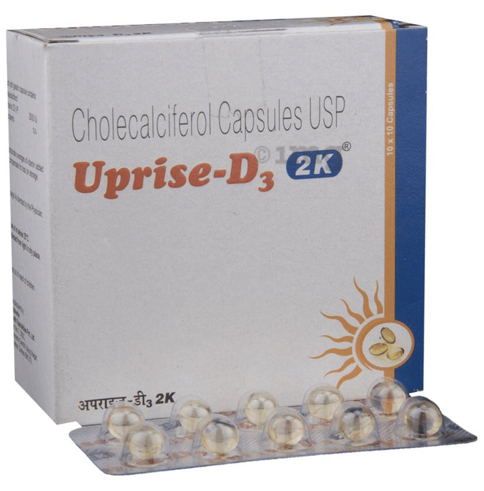 Uprise-D3 2K Soft Gelatin Capsule