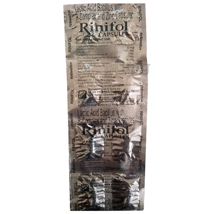 Rinifol Capsules Uses In Marathi Rinifol Capsule: Buy strip of 10 capsules at best price in India | 1mg