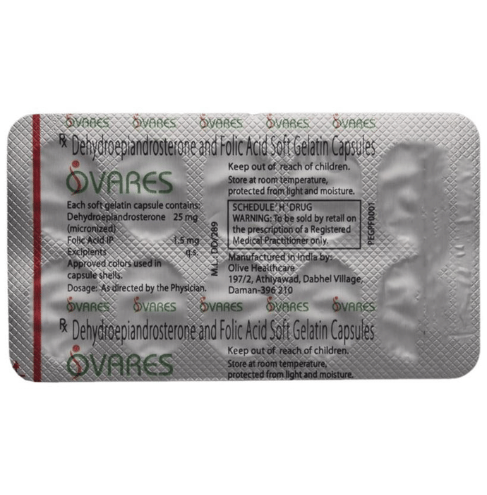 Ovares Soft Gelatin Capsule View Uses Side Effects Price And Substitutes 1mg