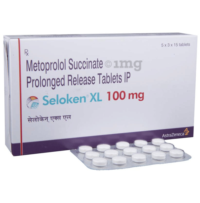 Seloken Xl 100mg Tablet View Uses Side Effects Price And Substitutes 1mg