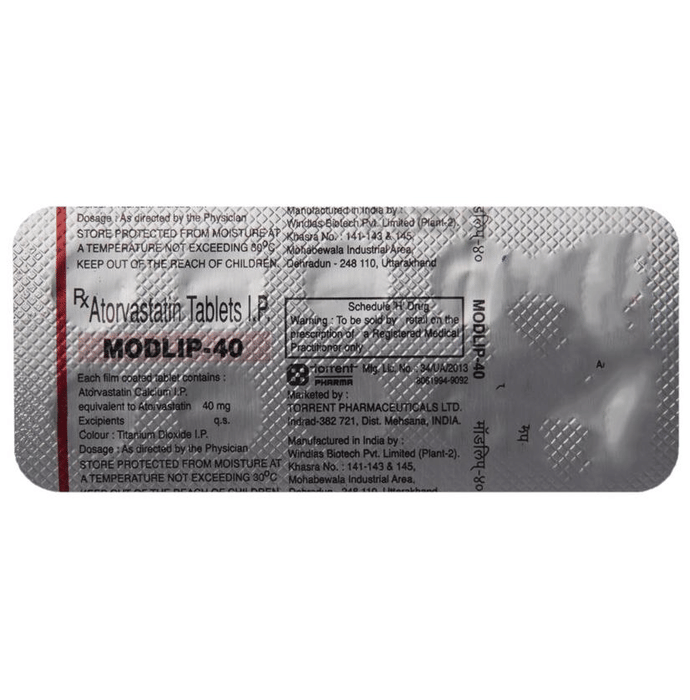 Modlip 40 Tablet View Uses Side Effects Price And Substitutes 1mg