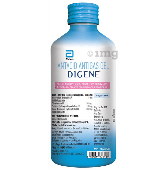 Digene syrup for 2 year old