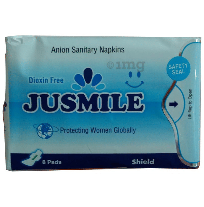 Jusmile Sanitary Pads Buy packet of 8 pads at best price in India 1mg