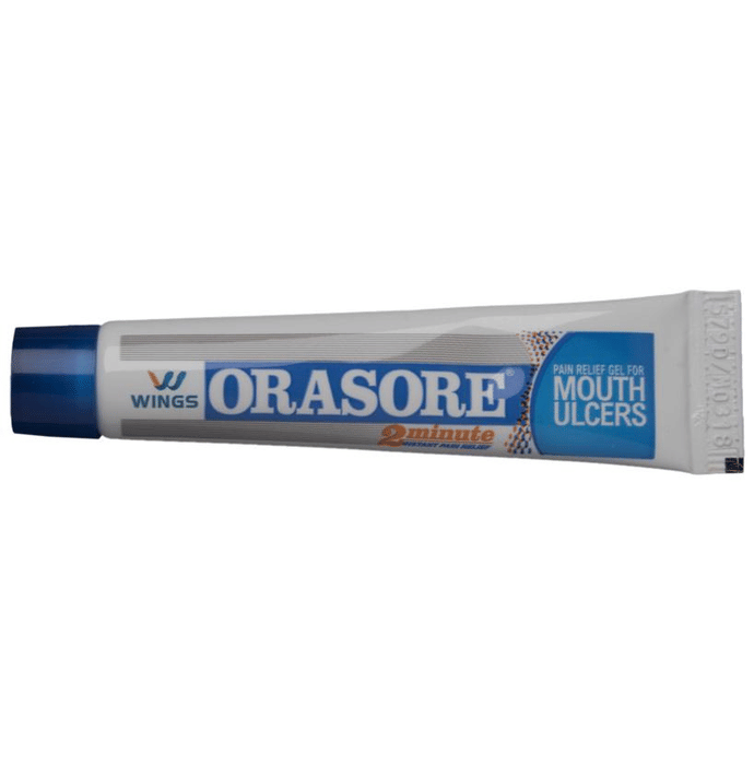 Orasore Mouth Ulcer Relief Gel Buy Tube Of 10 Gm Oral Gel At Best Price In India 1mg