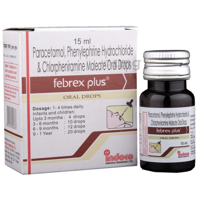 Febrex Plus Oral Drops View Uses Side Effects Price And Substitutes 1mg
