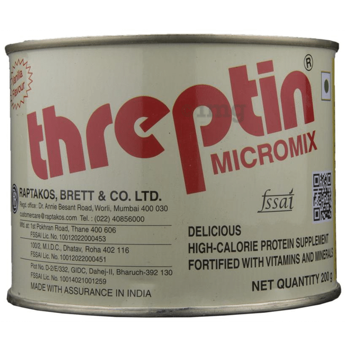 Threptin Micromix High-Calorie Protein Powder Vanilla