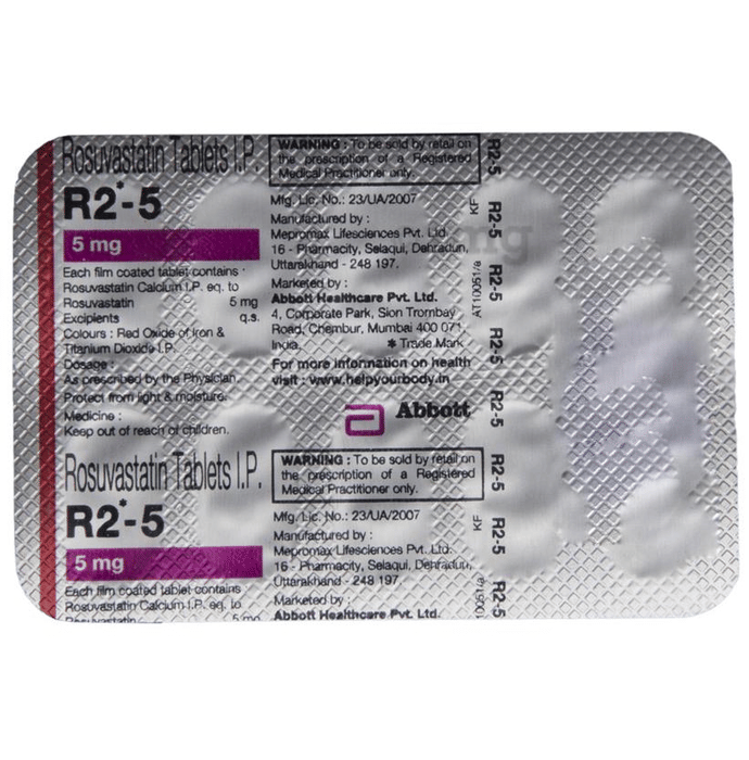 R2 5 Tablet View Uses Side Effects Price And Substitutes 1mg