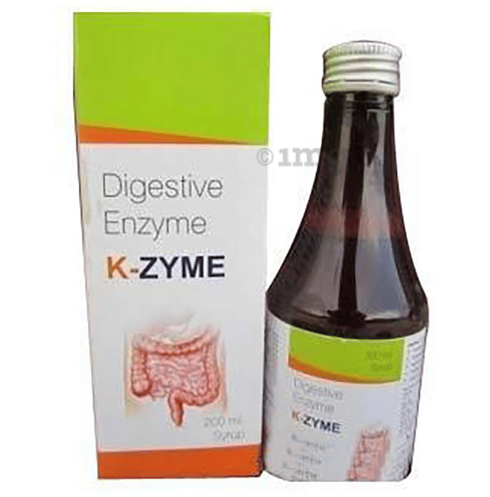 K Zyme Syrup Buy bottle of 200 ml Syrup at best price in India 1mg
