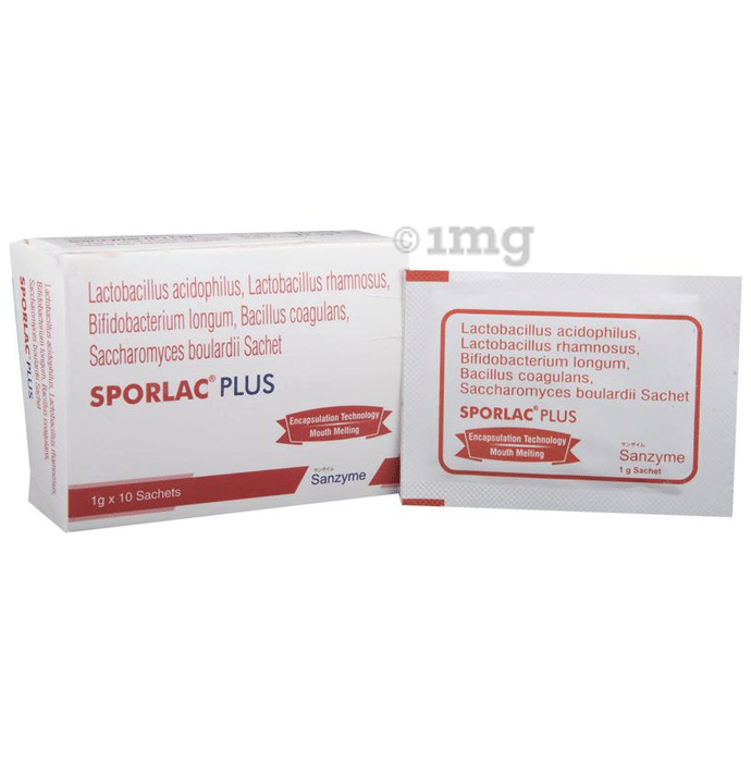 Sporlac Plus Sachet: Buy sachet of 1 gm Granules at best price in India