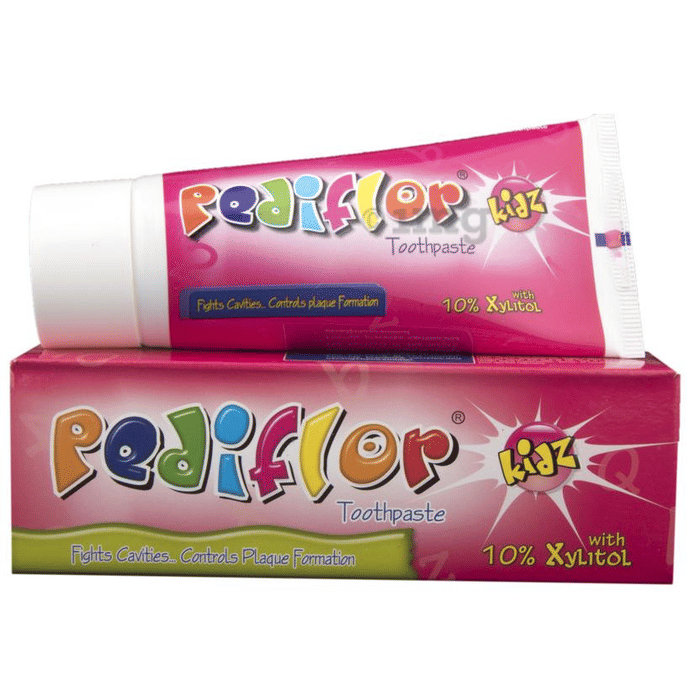 pediflor kidz bubble gum toothpaste
