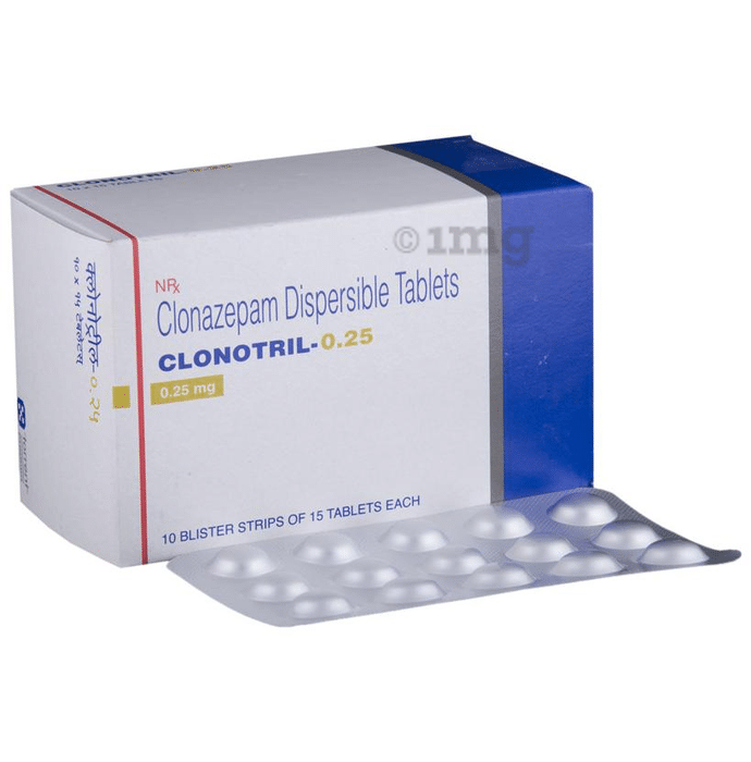 Clonazepam 0.25 mg price in india