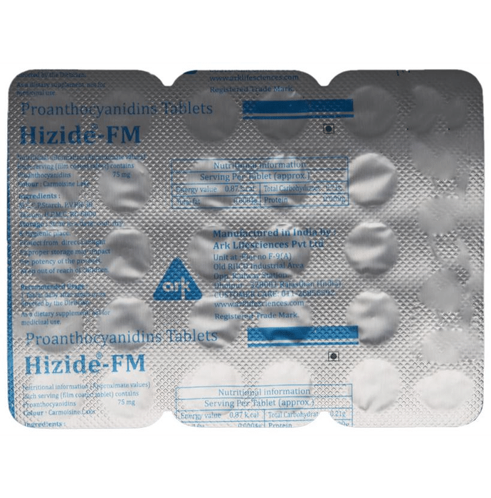 Hizide Fm Tablet View Uses Side Effects Price And Substitutes 1mg