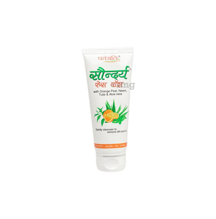 Patanjali Ayurveda Saundraya Orange Peel, Neem, Tulsi & Aloe Vera Face