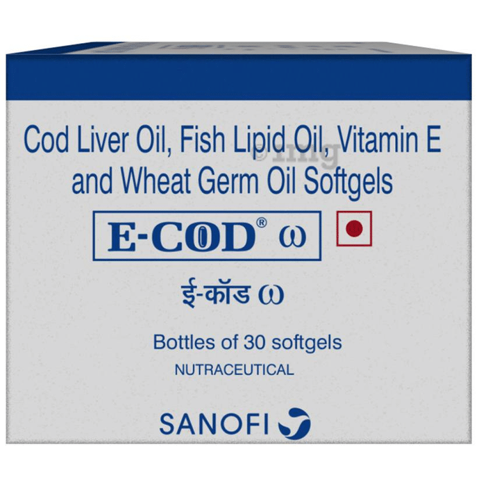 E-COD Omega Vitamin E Softgels