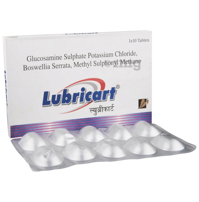 Lubricart Tablet Buy strip of 10 tablets at best price in India 1mg