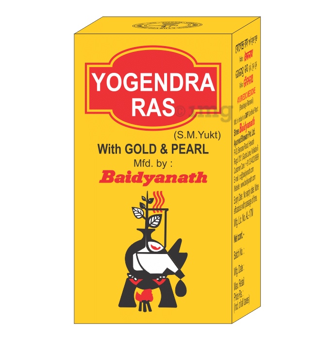 Baidyanath Yogendra Ras with Gold: Buy bottle of 10 tablets at best