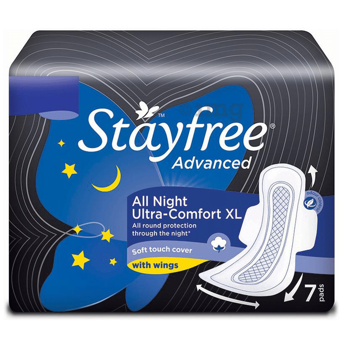 Stayfree Advanced All Night Ultra Comfort with Wings Pads XL