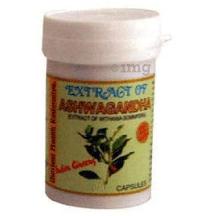 Indian Remedies Extract of Ashwagandha Capsule