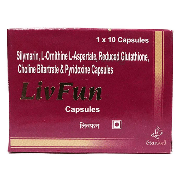 Livfun Capsule Buy Strip Of 10 Capsules At Best Price In India 1mg