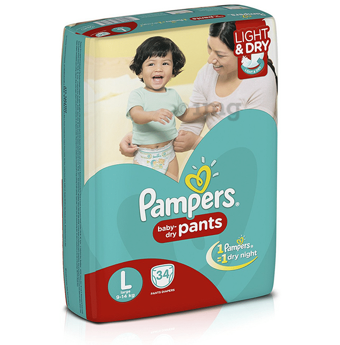 Pampers Baby-Dry Pants Large