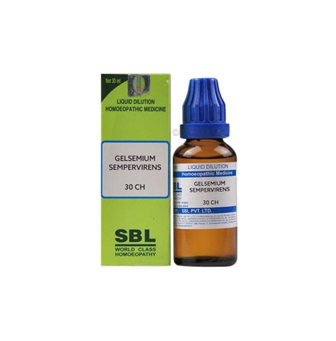 SBL Gelsemium Sempervirens Dilution 30 CH