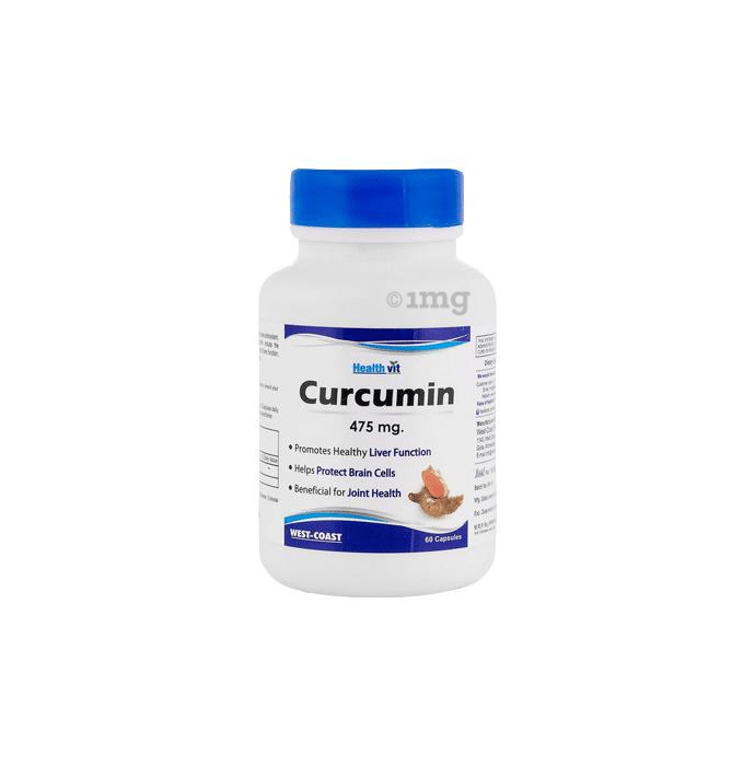 HealthVit Curcumin 475mg Capsule