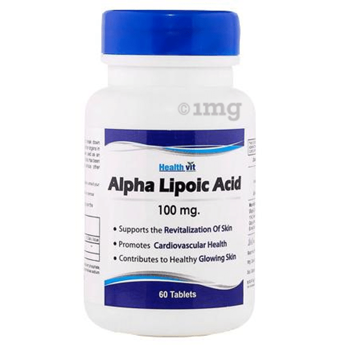 HealthVit Alpha Lipoic Acid 100mg Tablet