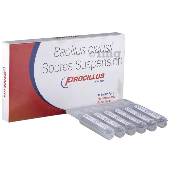 Procillus Oral Suspension 5ml Buy packet of 10 oral suspensions at