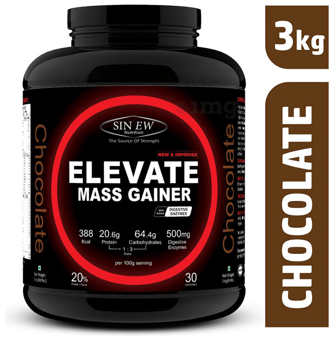 Sinew Nutrition Elevate Mass Gainer with DigiEnzymes Chocolate