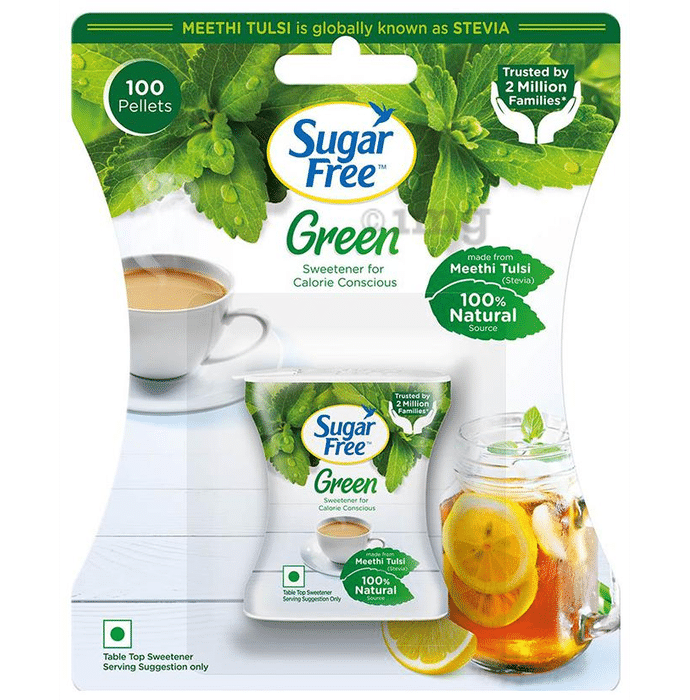 Sugar Free Green Stevia Pellets: Buy bottle of 100 pellets at best ...