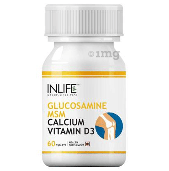 Inlife Glucosamine MSM Calcium Vitamin D3 Tablet