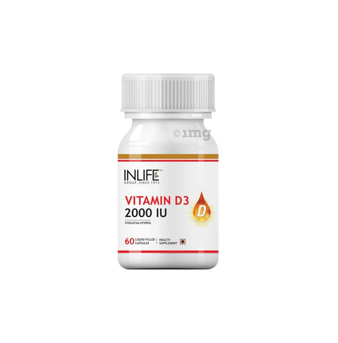 Inlife Vitamin D3 2000IU Capsule