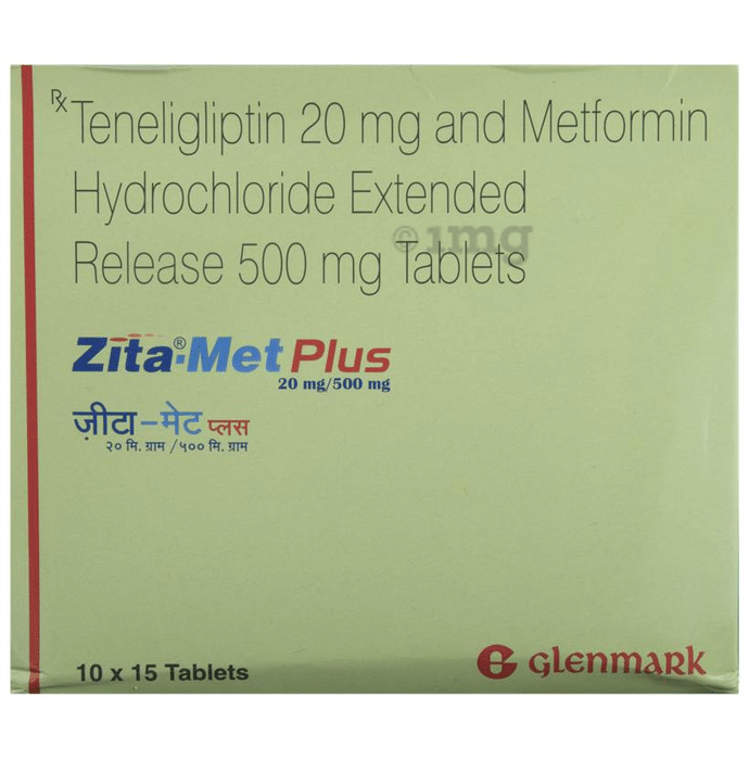 Zita Met Plus mg 500mg Tablet Er View Uses Side Effects Price And Substitutes 1mg