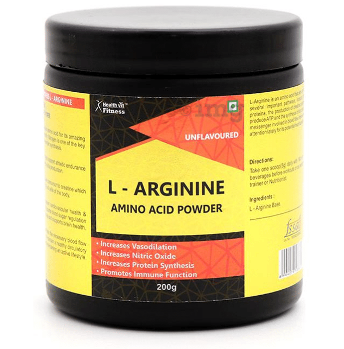 HealthVit Fitness L-Arginine Powder Unflavoured