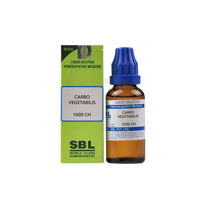 Sbl Carbo Vegetabilis Dilution 1000 Ch Buy Bottle Of 30 Ml Dilution At Best Price In India 1mg