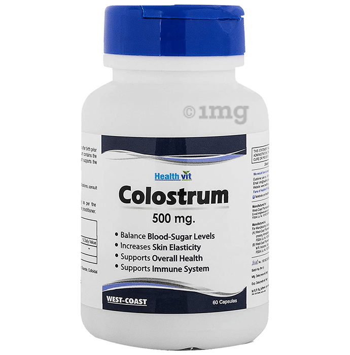 HealthVit Colostrum 500mg Capsule