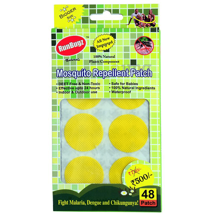 Runbugz Mosquito Repellent Patch Yellow