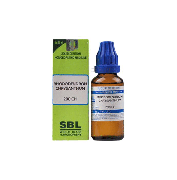 SBL Rhododendron Chrysanthum Dilution 200 CH