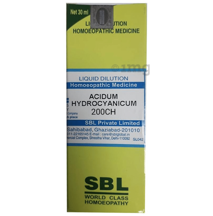 SBL Acidum Hydrocyanicum Dilution 200 CH