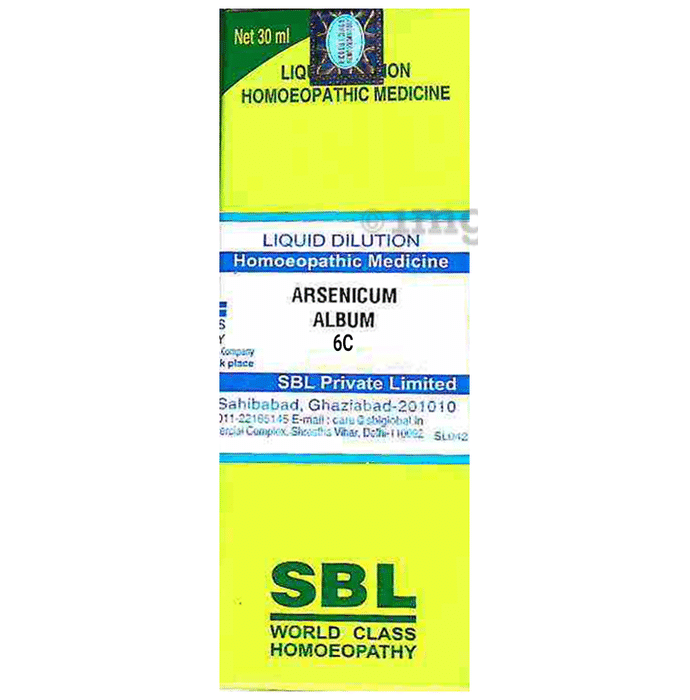 SBL Arsenicum Album Dilution 6 CH