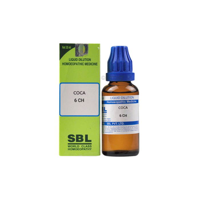 SBL Coca Dilution Homeopathic Medicine 6 CH Buy bottle of 30 ml