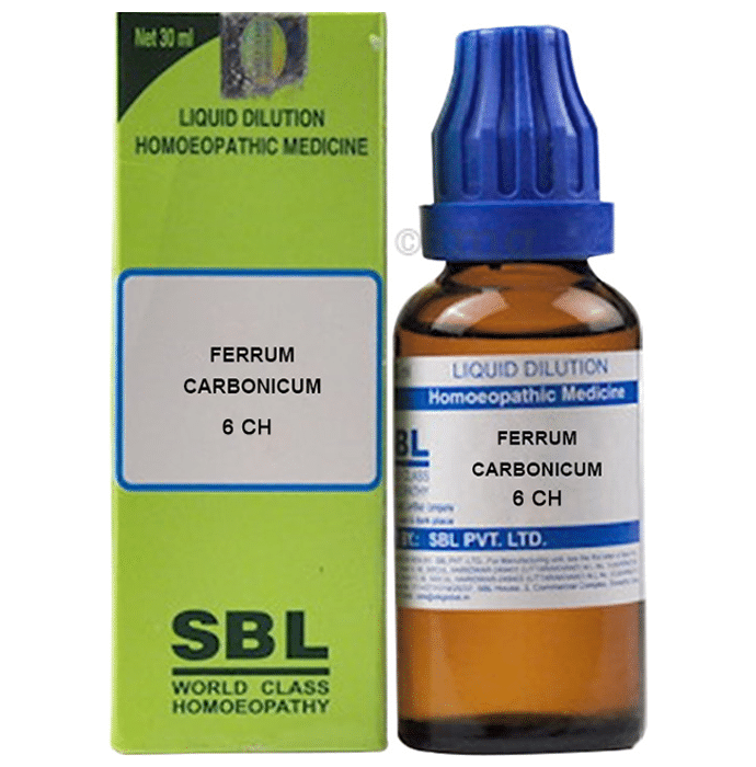 SBL Ferrum Carbonicum Dilution 6 CH
