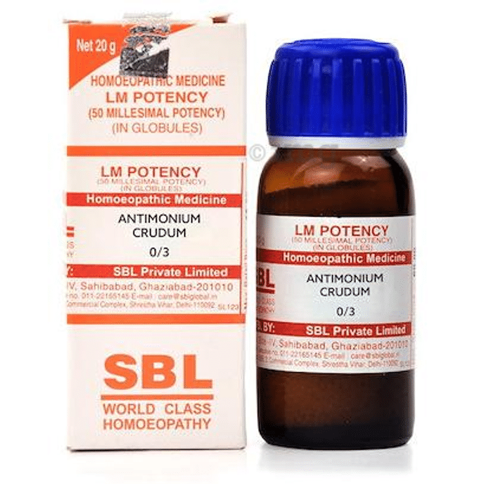SBL Antimonium Crudum 0/3 LM