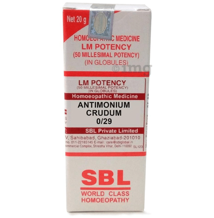 SBL Antimonium Crudum 0/29 LM