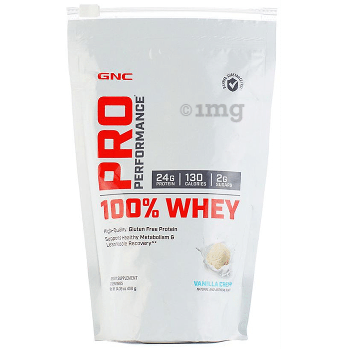 GNC Pro Performance 100% Whey Protein Vanilla Cream